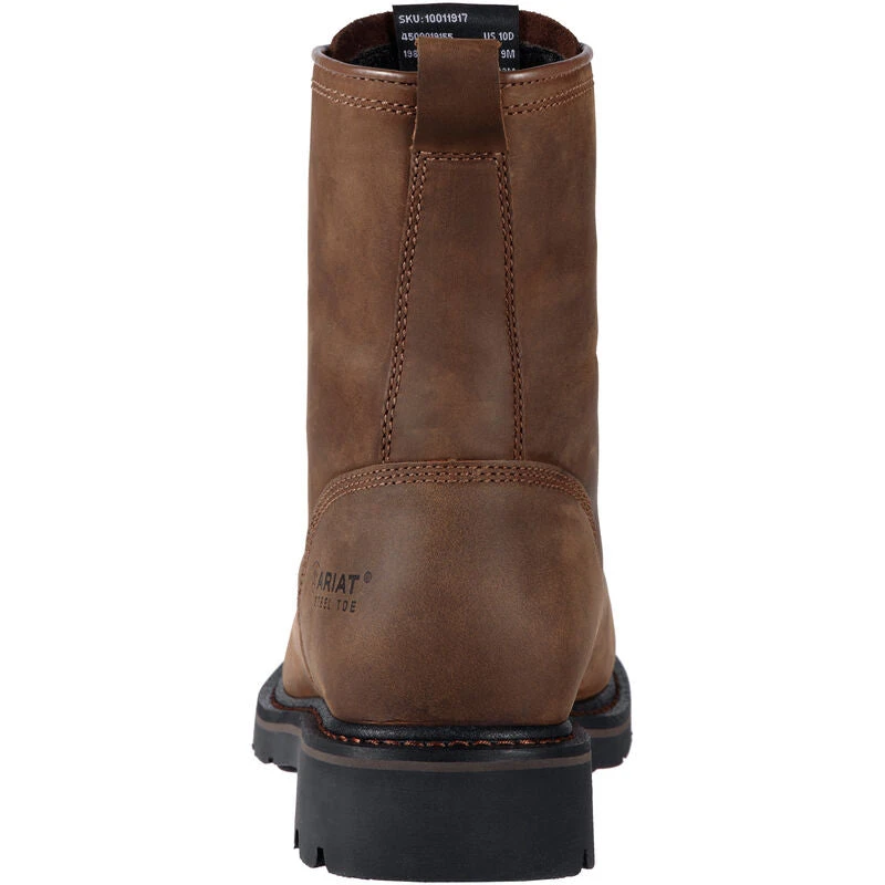Ariat Cascade 8" Wide Square Soft Toe Work Boot 2 Ariat Cascade 8" Wide Square Soft Toe Work Boot - Image 2