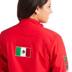 Ariat Classic Team Softshell MEXICO Jacket (RED)