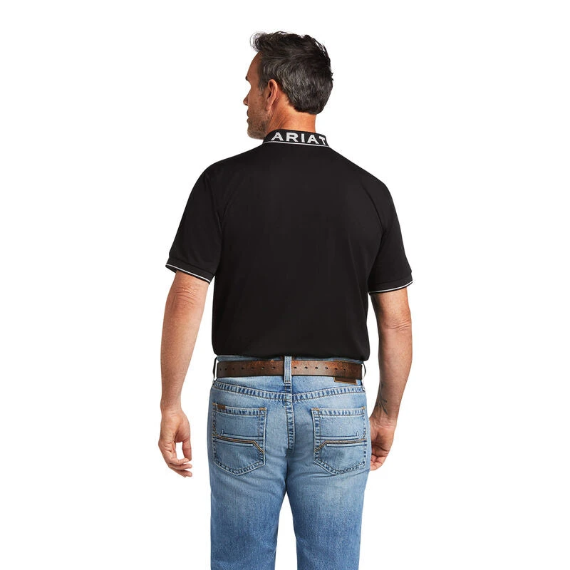 Ariat Logo Fitted Polo Sleeve Shirt 5 Ariat Logo Fitted Polo Sleeve Shirt - Image 5