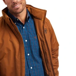 Ariat Team Logo Insulated Chestnut Jacket -Western Cowboy Clothing 10041545 02