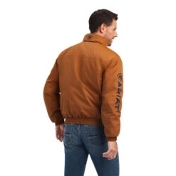 Ariat Team Logo Insulated Chestnut Jacket -Western Cowboy Clothing 10041545 back
