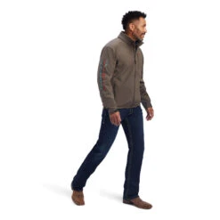 Ariat Logo Men Banyan Park 2.0 Soft-Shell Jacket -Western Cowboy Clothing 10041614 full