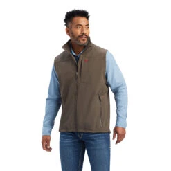 Ariat Men's Logo 2.0 Banyan Park Soft-Shell Vest 11 Ariat Men's Logo 2.0 Banyan Park Soft-Shell Vest -Western Cowboy Clothing 10041621 front