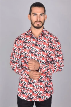 Platini Men's Long Sleeve Shirt - FPL6932 (Plus Size)