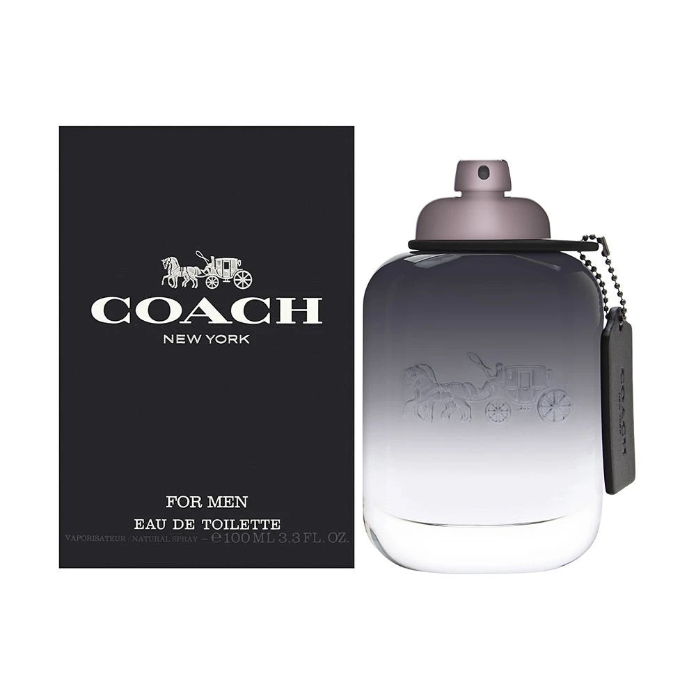 Coach New York Eau De Toilette Spray For Men, 3.3 Fl Oz 1 Coach New York Eau De Toilette Spray For Men, 3.3 Fl Oz