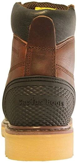 Cactus 6278 Dark Brown Full Grain Leather Rubber Guard Boot -Western Cowboy Clothing 717Rvm2sv1L. AC UY695