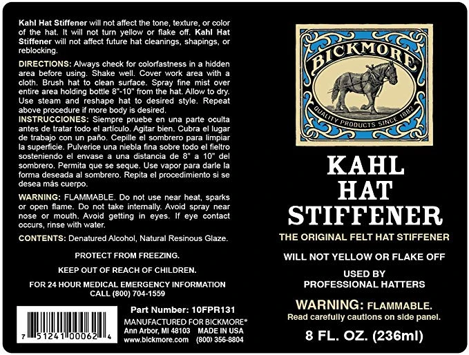 Bickmore Kahl Hat Stiffener 2 Bickmore Kahl Hat Stiffener - Image 2