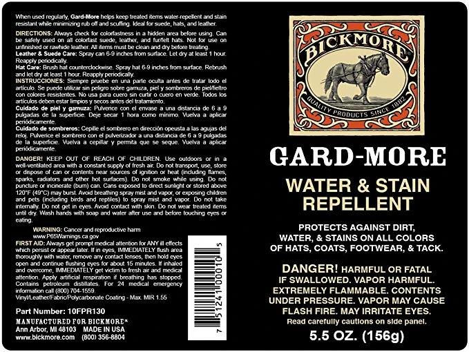 Bickmore Gard-More Water & Stain Repellent 5.5oz 2 Bickmore Gard-More Water & Stain Repellent 5.5oz - Image 2