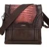 Cuadra Lumber Whisky Caiman Belly Messenger Bag