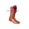 Los Altos Honey Vergel Wide Square Toe Women Western Boot