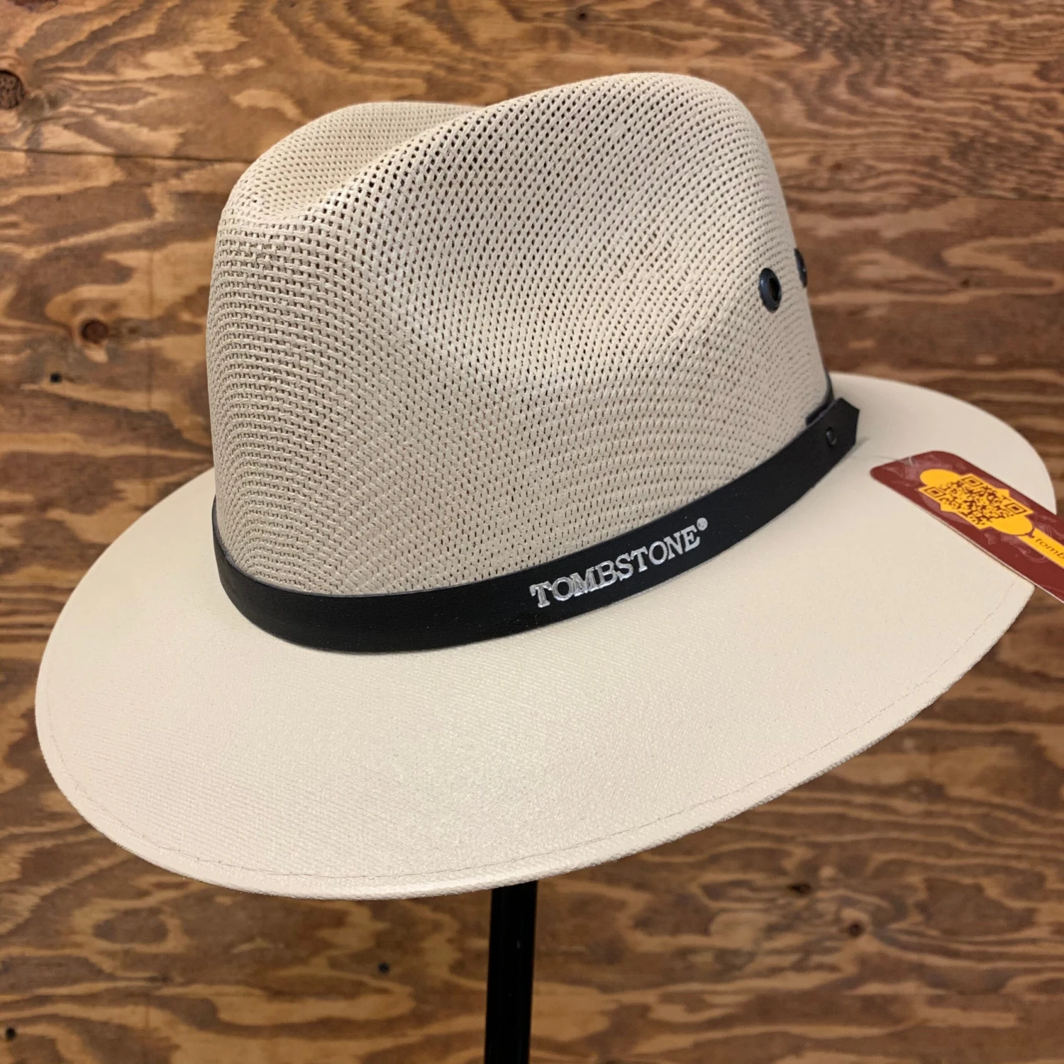 Explorer Tombstone Straw Hat (Beige / Crema) 2 Explorer Tombstone Straw Hat (Beige / Crema) - Image 2