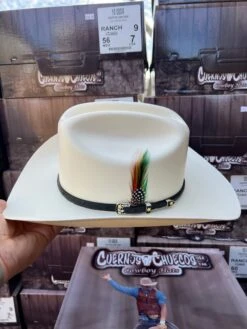 10,000x Falda/brim 3.5" Avestruz Negro Sinaloa Style Hat (Exclusive) -Western Cowboy Clothing IMG 0642