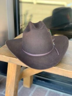 Stetson 6x Rancher Chocolate Cowboy Felt Hat Sinaloa (Copa Alta Falda/Brim 3.5") -Western Cowboy Clothing IMG 0815