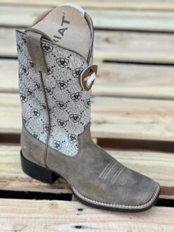 Ariat Brown Bomber Round Up Wide Square Toe Women Boot 8 Ariat Brown Bomber Round Up Wide Square Toe Women Boot -Western Cowboy Clothing IMG 1112