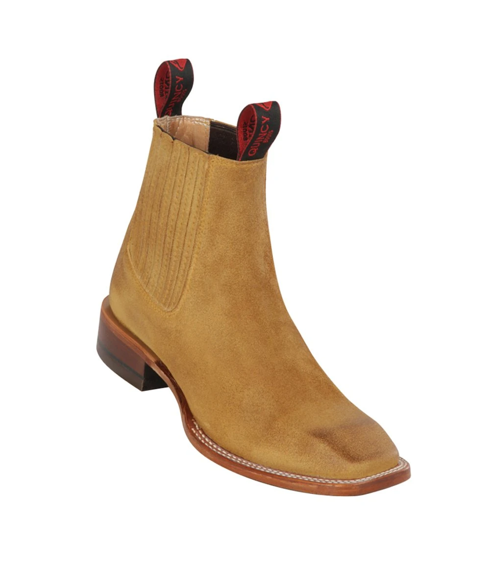 Quincy Square Toe Botin Charro - Q68B6331 1 Quincy Square Toe Botin Charro - Q68B6331