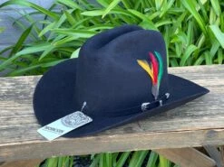 Tejana (Lana Fina) 20x Copa Alta Falda 3.5" Marca Morcon (Negro/Black) 8 Tejana (Lana Fina) 20x Copa Alta Falda 3.5" Marca Morcon (Negro/Black) -Western Cowboy Clothing IMG 1158