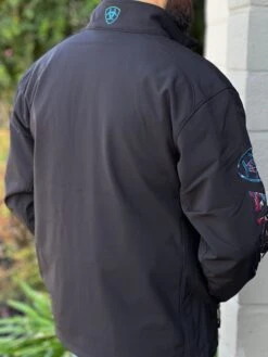 Ariat Men 2.0 Black Chimayo Soft-Shell Jacket -Western Cowboy Clothing IMG 1347