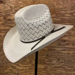 100x Sonora Mountain Peak Straw Cowboy Hat