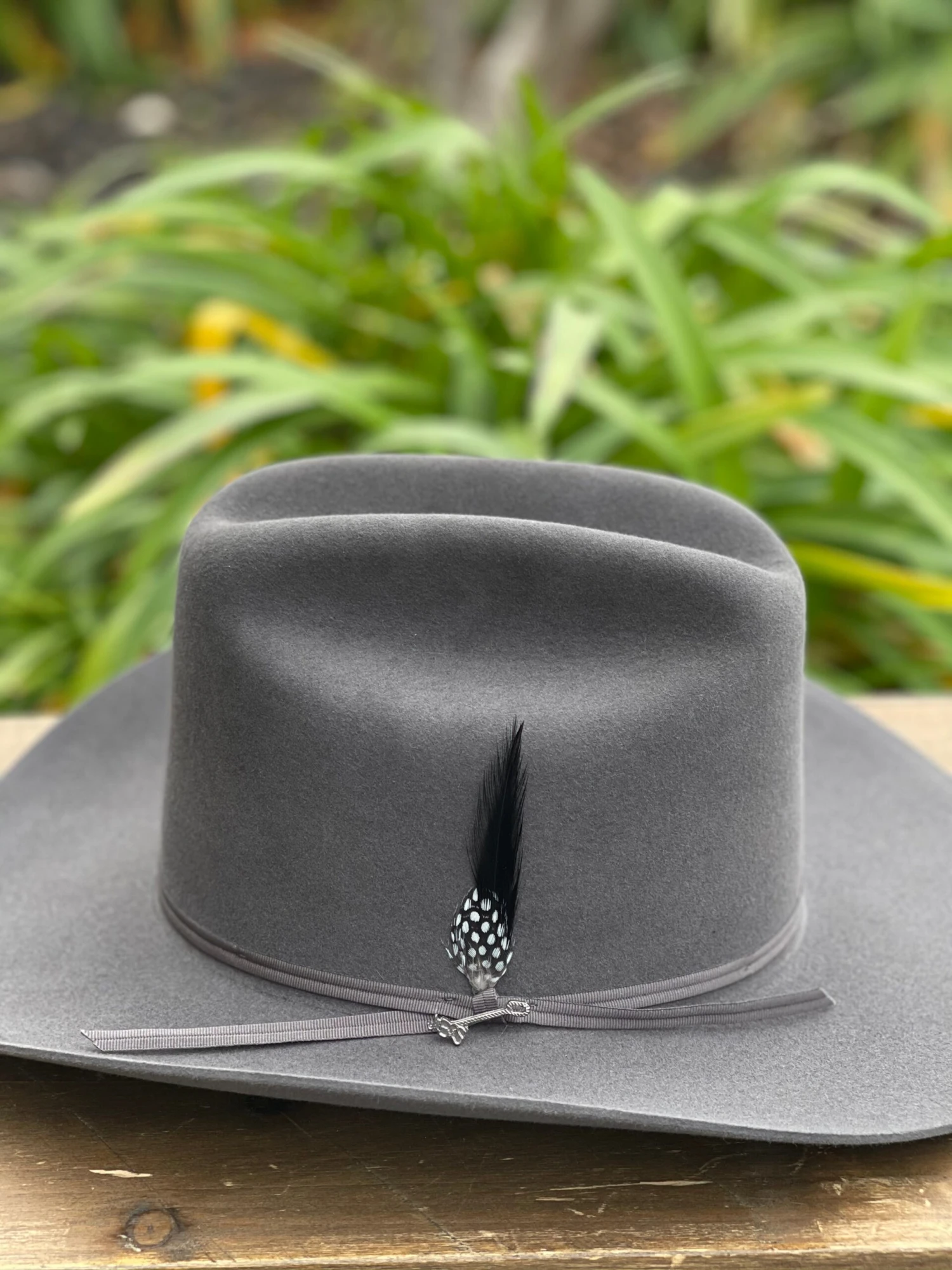 Stetson 6x Rancher Bullet Diamante Negro Cowboy Felt Hat (Copa Alta Falda/Brim 3.5") 2 Stetson 6x Rancher Bullet Diamante Negro Cowboy Felt Hat (Copa Alta Falda/Brim 3.5") - Image 2