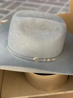 Resistol Prairie Smoke Premier 30x Phantom Grey Cowboy Felt Hat -Western Cowboy Clothing IMG 2318