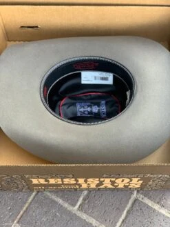 Resistol Prairie Smoke Premier 30x Phantom Grey Cowboy Felt Hat -Western Cowboy Clothing IMG 2319