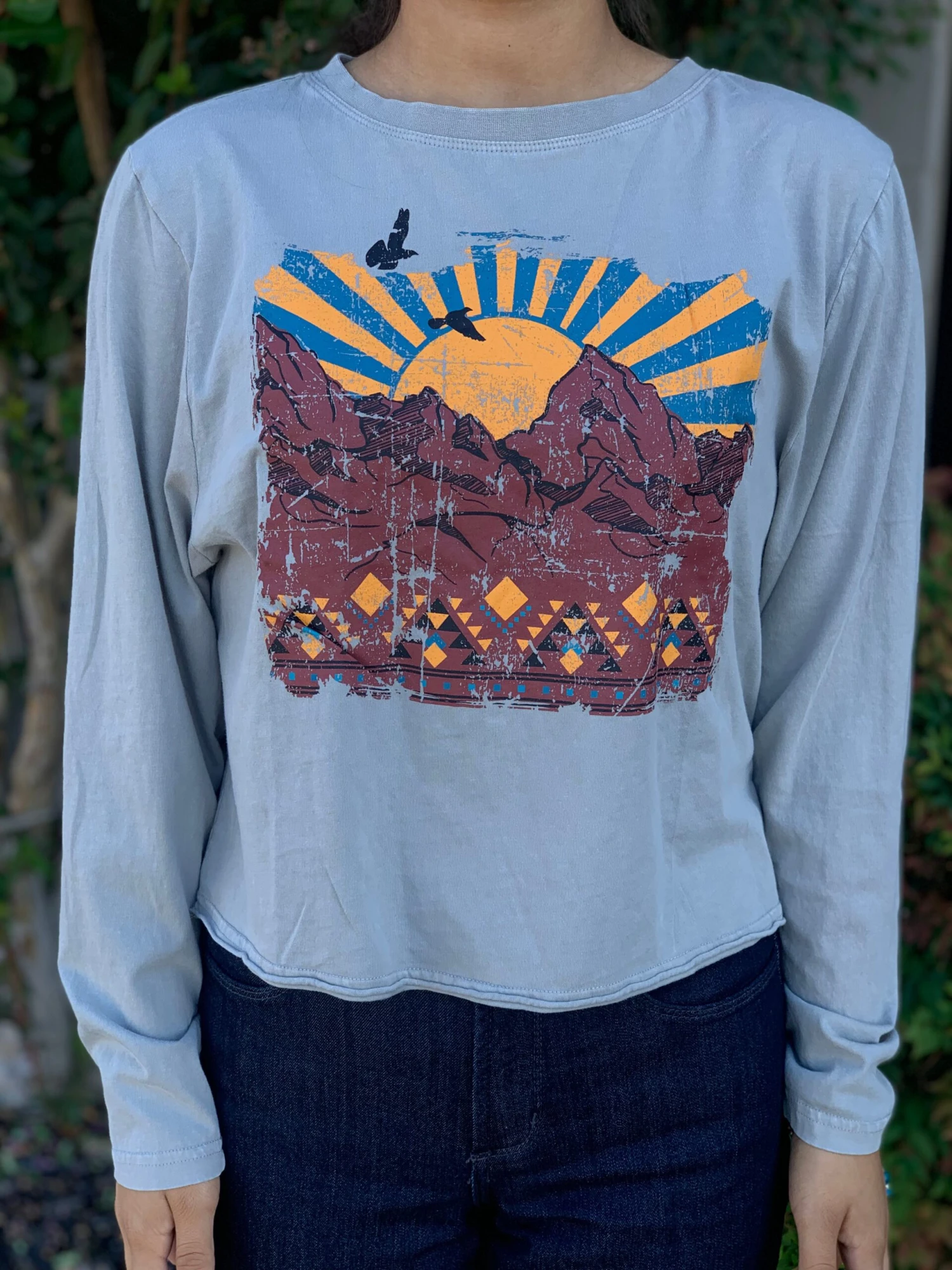 Western Scenic Grey Long Sleeve 1 Western Scenic Grey Long Sleeve