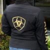 Ariat Women Black/Gold Soft-shell Jacket (NEW)