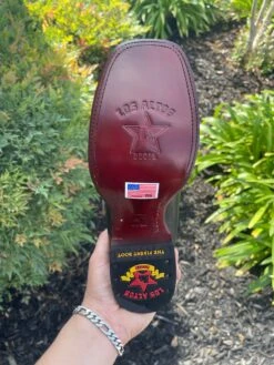 Los Altos Belmont Black Wide Square Toe Botin Charro -Western Cowboy Clothing IMG 2604