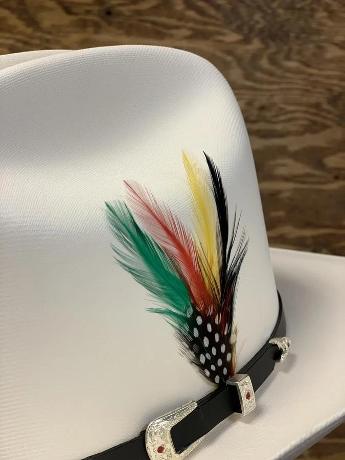 Tombstone 1000x Johnson (Copa Chica) Toquilla Avestruz Rojo 5 Tombstone 1000x Johnson (Copa Chica) Toquilla Avestruz Rojo - Image 5