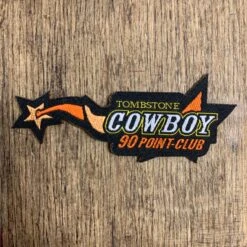 Tombstone Black / Orange Patch (Peel & Stick Patch)