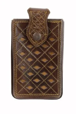 Leather Tooled Cell Phone Case