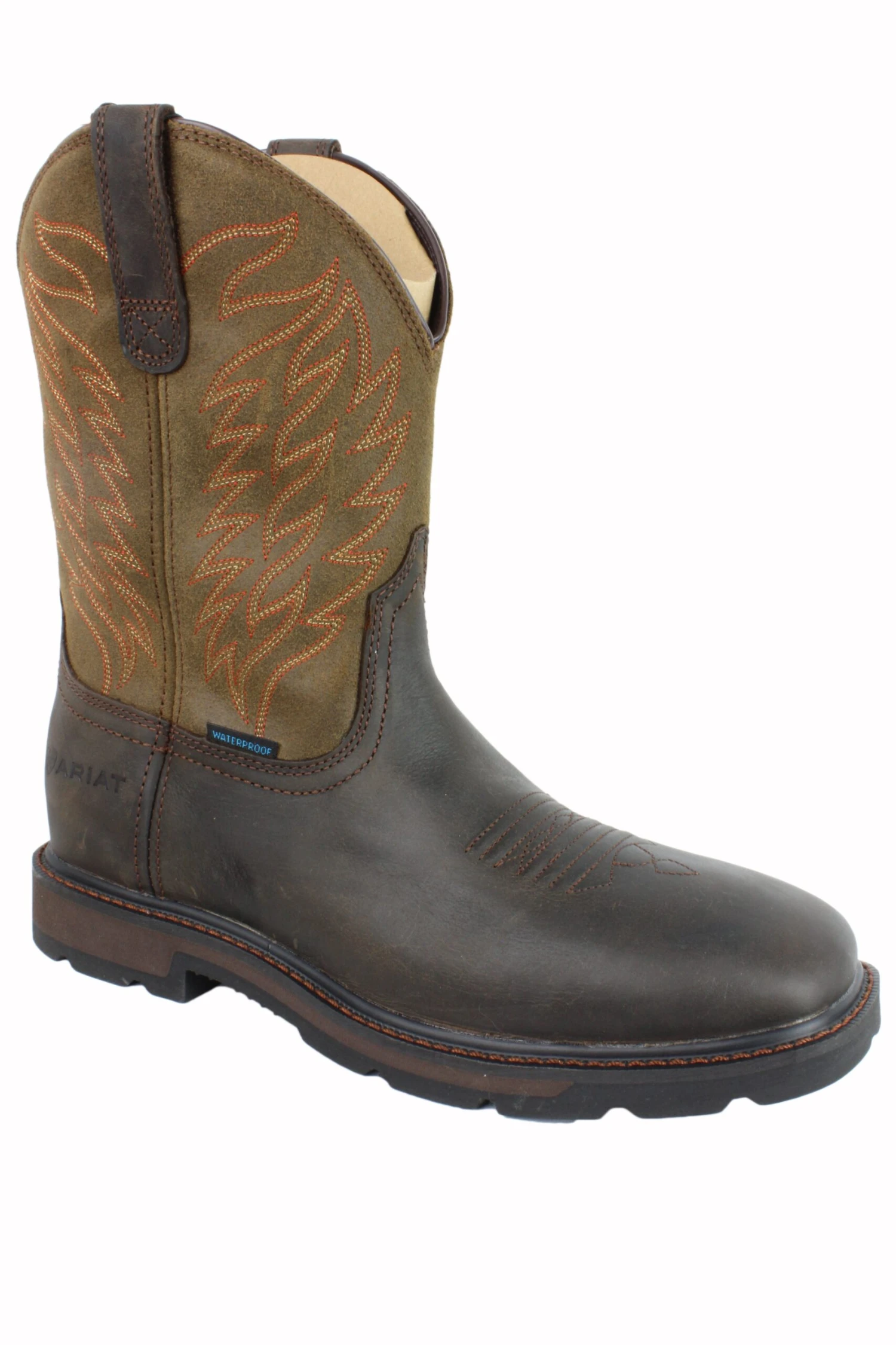 Ariat Groundbreaker Wide Square Toe Waterproof Work Boot 6 Ariat Groundbreaker Wide Square Toe Waterproof Work Boot - Image 6