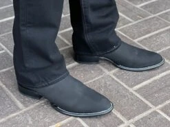 Los Altos Nobuck Negro Botin Chelsea -Western Cowboy Clothing IMG 3359