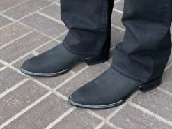 Los Altos Nobuck Negro Botin Chelsea -Western Cowboy Clothing IMG 3360