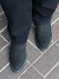 Los Altos Nobuck Negro Botin Chelsea -Western Cowboy Clothing IMG 33612