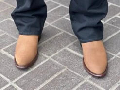 Los Altos Nobuck Chedron Botin Chelsea -Western Cowboy Clothing IMG 3366