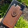 Ariat Handtooled Leather Cell Phone Case (Fits IPhone REGULAR SIZE)