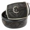 Cuadra Extasis Modern Caiman Leather Belt