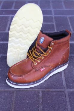 Cactus 6061 Brown Full Grain Leather Work Boot