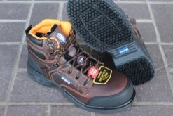 Cactus Men's 6080C Dark Brown Composite Toe Memory Foam