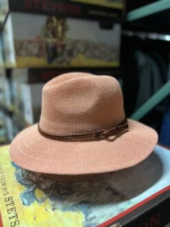 Women St. Augustine Peach - Goorin Bro Floppy Hat -Western Cowboy Clothing IMG 4601