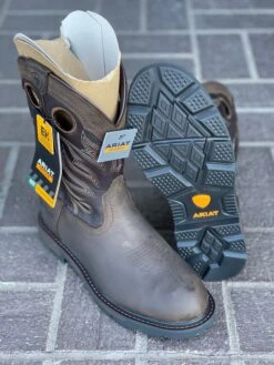 Ariat Groundwork Waterproof Round Toe Work Boot -Western Cowboy Clothing IMG 4744 a6d4d0d3 01c6 414d 9679 e5cb7482b44f