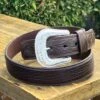 Nocona Men's Brown Bullhide Belt