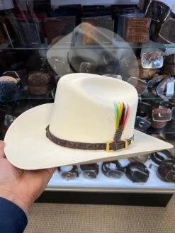 Tombstone 1000x Johnson (Copa Alta) With Dark Brown Caiman Leather Band