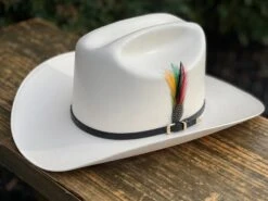 5000X Alegres Del Barranco Copa Chica 4.5" Falda 3.5" Horma Sinaloa (Toquilla Avestruz Negra) 10 5000X Alegres Del Barranco Copa Chica 4.5" Falda 3.5" Horma Sinaloa (Toquilla Avestruz Negra) -Western Cowboy Clothing IMG 5149