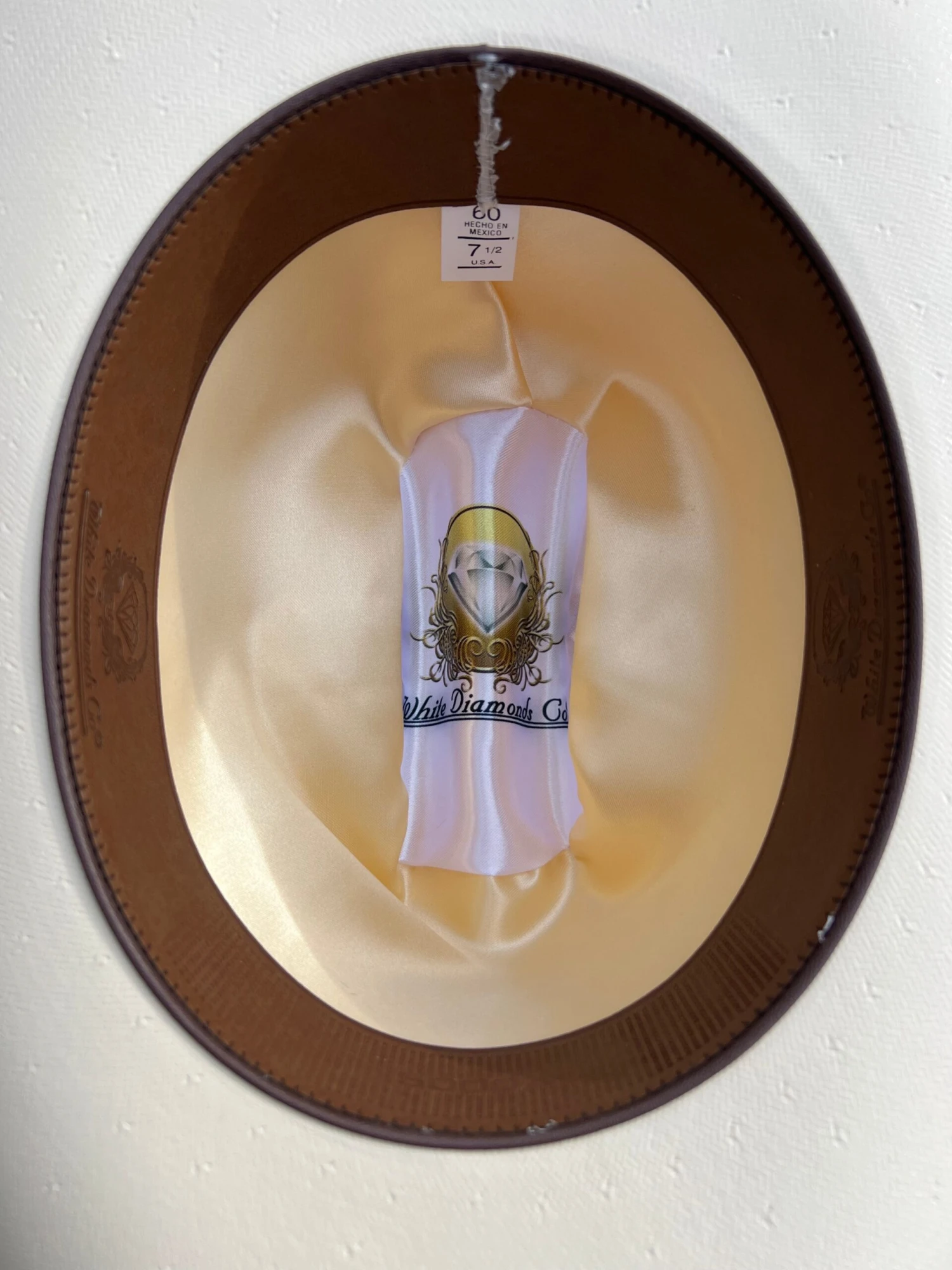 5000X Alegres Del Barranco Copa Chica 4.5" Falda 3.5" Horma Sinaloa (Toquilla Avestruz Negra) 6 5000X Alegres Del Barranco Copa Chica 4.5" Falda 3.5" Horma Sinaloa (Toquilla Avestruz Negra) - Image 6