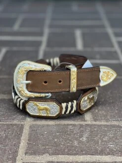 Potro Crazy Miel Cinto - Miel / Plata / Dorado