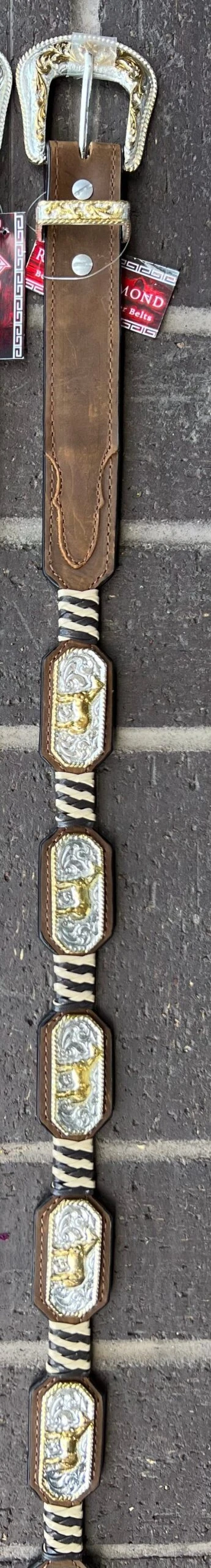 Potro Crazy Miel Cinto - Miel / Plata / Dorado 2 Potro Crazy Miel Cinto - Miel / Plata / Dorado - Image 2