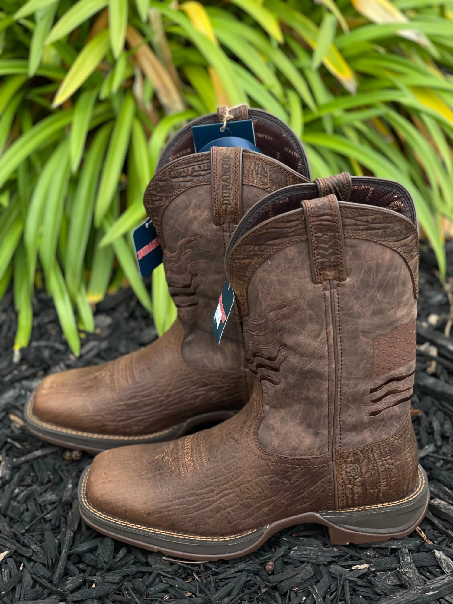 Ariat Rebel Distressed Flag Embroidery Durango Western Boot 3 Ariat Rebel Distressed Flag Embroidery Durango Western Boot - Image 3