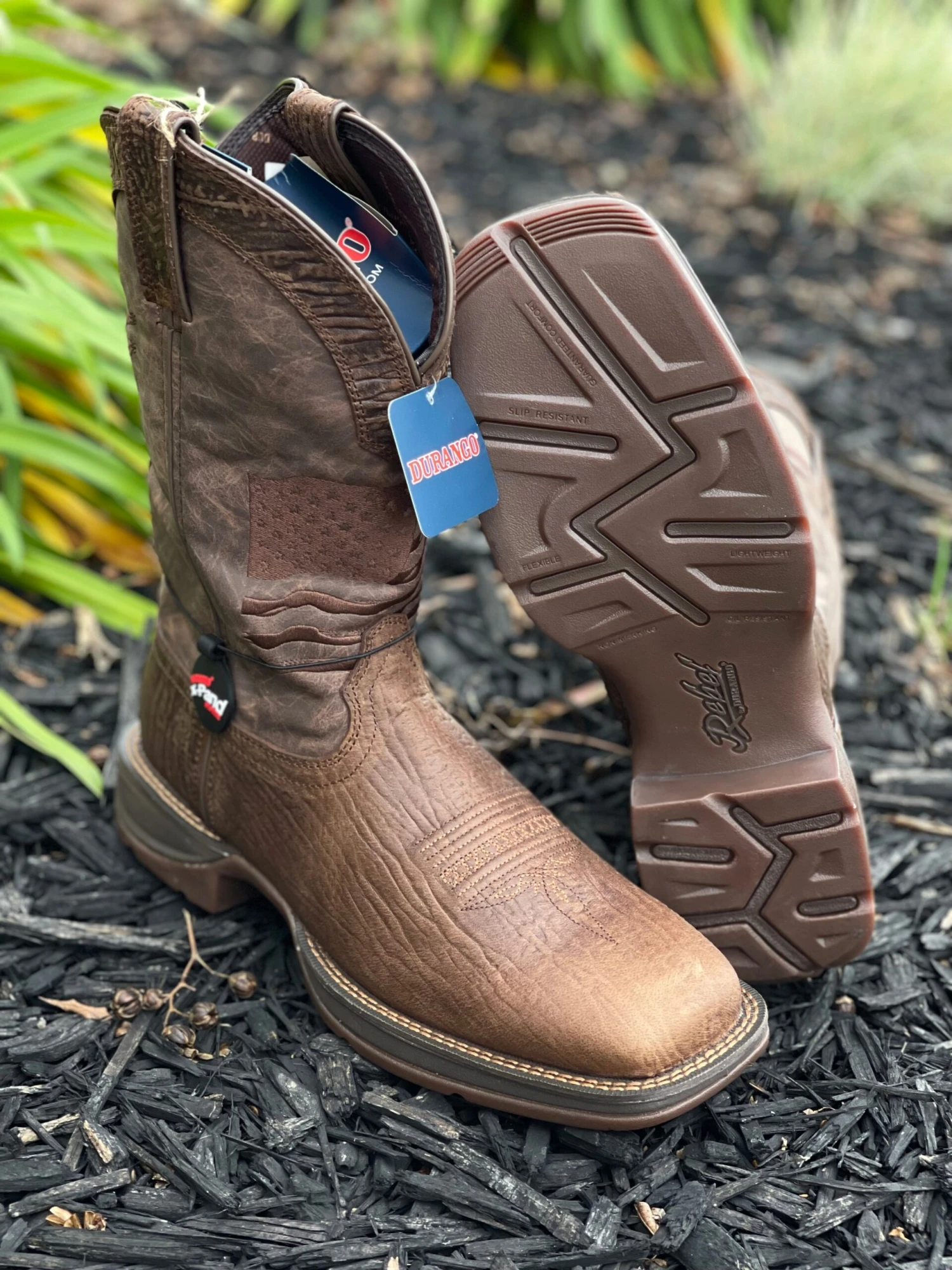 Ariat Rebel Distressed Flag Embroidery Durango Western Boot 2 Ariat Rebel Distressed Flag Embroidery Durango Western Boot - Image 2